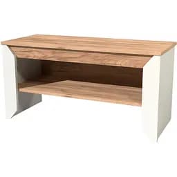 Тумба для взуття Еверест Нордік-900 90х38х45 см Білий + Крафт золотий (DTM-5545)