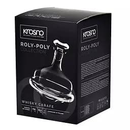 Графин для віскі Krosno Roly-Poly, скло, 750 мл (788524) - мініатюра 2