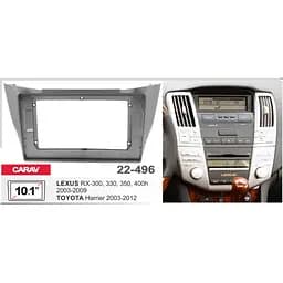 Перехідна рамка Toyota Harrier, Lexus RX Carav 22-496 - мініатюра 4