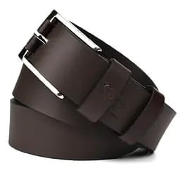 Ремінь шкіряний Grande Pelle коричневий  120х3.8х0.5 см acs0032053 - мініатюра 3