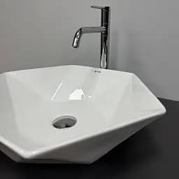Умивальник VBI Rocazzo white накладний VBI-012624, Білий - мініатюра 2