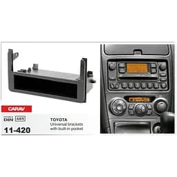 Перехідна рамка Toyota 1 DIN Carav 11-420 - мініатюра 4