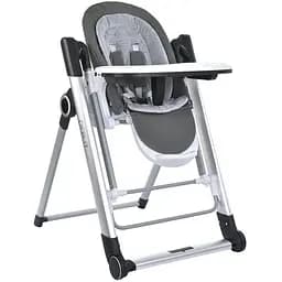 Стільчик для годування-качалка El Camino ME 1102 DEBUT з Bluetooth для зручного годування та спокійного сну в стильному сірому кольорі