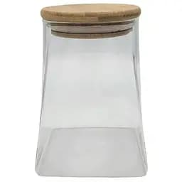 Ємність Vittora скляна з дерев'яною кришкою 800 мл (135510)