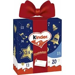 Набор подарочный Новогодний Адвент календарь Kinder Mix Geschenk-Adventskalender 214 г