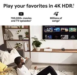 Приставка Google Chromecast with Google TV 4K white - мініатюра 4