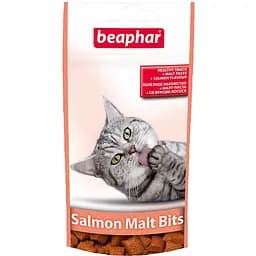Подушечки для выведения шерсти из желудка у кошек Beaphar Salmon Malt Bits 35 г