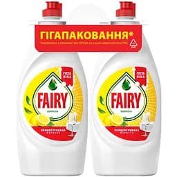 Набор средств для мытья посуды Fairy Лимон 1.8 л (900 мл x 2 шт.)