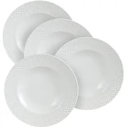 Набір порцелянових супових тарілок Krauff з колекції Лізи Глінської 22 см 4 шт. (21-316-008)