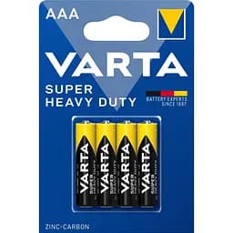 Батарейка VARTA SUPERLIFE AAA LR03 BLI 4 ZINC-CARBON