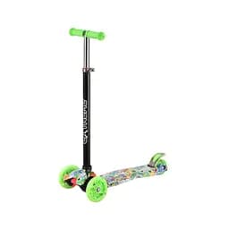 Самокат детский 3-х колесный SC25103(Green) колеса со светом