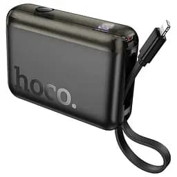 Портативний ЗП Power Bank Hoco J139 Hero 22.5W+PD20W + Lightning 10000 mAh Black - мініатюра 2