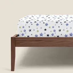 Простирадло Cosas на резинці 80х190х25 starfall cs4, синій (StarfallGreyBlue_80x190x25) - мініатюра 4