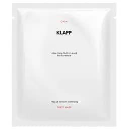 Маска для лица Klapp Triple Action Moisturizing Sheet Mask 20 мл х 3 шт.