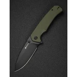 Ніж складаний Sencut Skarnax S24025-2 зелений G10, чорне лезо - мініатюра 8