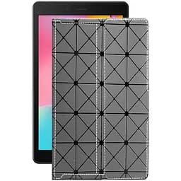 Чохол StatusCASE з екошкіри для планшету Samsung Galaxy Tab A 8.0 2019 (T295) Сірий ромб