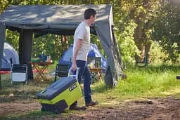 Холодильник акумуляторний мобільний ONE+ RY18CB23A-0 18В/220В/12В 23л 2хUSB +20…-20°С 13.5кг б Ryobi avt0001143 - мініатюра 7