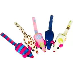 Миша бавовняна Fox Асорті іграшки для котів у пакеті 6 см в асортименті