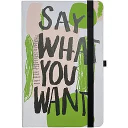 Книга записна Buromax Idea в клітинку 207х136 мм на резинці бежева 96 аркушів (BM.255104-28)