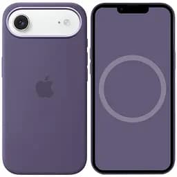 Чохол Epik Silicone case AAA with Magsafe and Animation для Apple iPhone 17 Air 6.5" Purple Fog