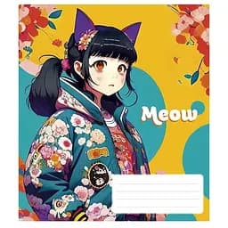 Зошит учнівський "Kawaii" 048-3302L-1 у лінію, 48 аркушів