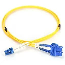 Оптический патчкорд Digitus LC/UPC-SC/UPC,9/125,OS2,duplex,2m (DK-2932-02)