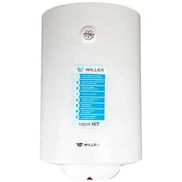 Водонагреватель Willer HIT, 1500 Вт, мокрый ТЭН, 30 л, цилиндрический, вертикальный, белый (EV30R-HIT)