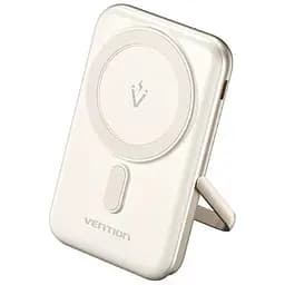 Батарея универсальная VENTION Magnetic Wireless 10000mAh 20W PD USB-C In/Out, QI-15W White (FHNW0)