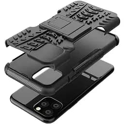 Чохол-накладка Toto Dazzle Kickstand 2 in 1 Case Apple iPhone 11 Pro Black - мініатюра 4