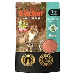 Влажный корм Hermos Klicker Паштет для котов с форелью 85 г