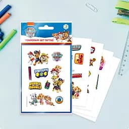 Набір дитячих тимчасових татуювань Paw Patrol Команда 200435, 4 листи - мініатюра 2