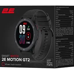 Смарт-годинник 2E Motion GT2 47mm Black (2E-CWW21BK) - мініатюра 8