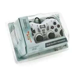 Геймпад джойстик Microkingdom 8700 DoubleShock USB White - мініатюра 6
