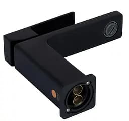 Змішувач для раковини Qtap Gemini QTGEM270BLM45674 Black Matt - мініатюра 2