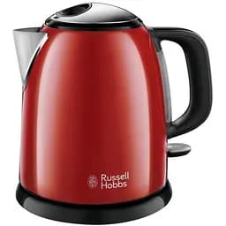 Электрочайник Russell Hobbs Colours Plus Mini 1 л металл красно-черный teh0026177