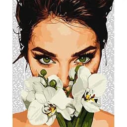 Картина за номерами "Барвиста поезія: Орхідея" ©art_selena_ua KHO8596, 40х50 см