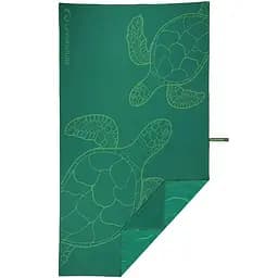 Рушник Lifeventure Soft Fibre Printed Giant Темно-зеленый