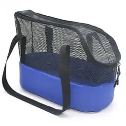 Сумка переноска для животных Zoo-hunt Лето синее №1 23х43х30 см