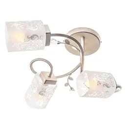 Люстра стельова Brille в спальню E14 40W WH (LK-627C/3) - мініатюра 2
