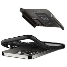 Оригінальний протиударний чохол Spigen Slim Armor для Apple Iphone 13 Pro (6.1") Gunmetal ACS03303 - мініатюра 4
