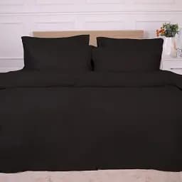 Комлект постільної білизни MirSon Фланель 002 Black 2 x 143 x 210 см чорний (2200009648274) - мініатюра 6