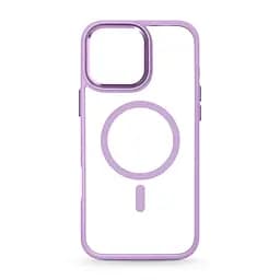 Чехол для Apple iPhone 16 Pro Max, Unit MagSafe, розовый, прозрачный, магсейф, противоударный, магнитный, панель-накладка с поддержкой MagSafe, с поддержкой беспроводной зарядки, TPU+PC, защита всего корпуса, ударостойкий, ArmorStandart (ARM78719)