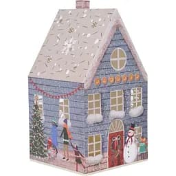 Декор новорічний Yes! Fun Будиночок-світильник LED 21 см сірий (801216)