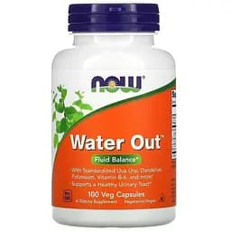 Комплексна добавка Now Water Out Fluid Balance 100 капсул