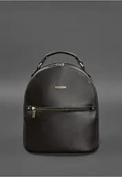 Шкіряний жіночий міні-рюкзак Kylie Темно-коричневиий краст