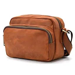 Чоловіча шкіряна сумка-месенджер TARWA 23х16х11 см sum0025404