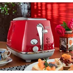 Тостер DeLonghi CTOC 2103 R Icona Capitals червоний (00000018618) - мініатюра 5