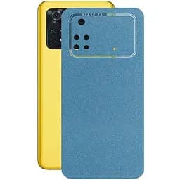 Захисна плівка StatusSKIN для Xiaomi Poco M4 Pro Корпус Вініл Блакитна глянець - мініатюра 1