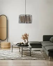 Підвісний світильник, люстра TK Lighting 4562 Harmony E27 1x15W IP20 коричневий - мініатюра 2
