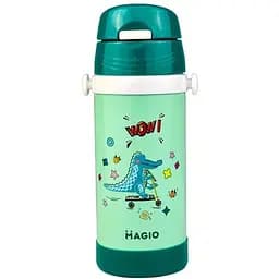 Дитячий харчовий термос Magio MG-1049 кришка із замком 350 мл Зелений